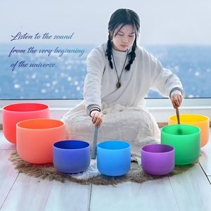 Colorful Healing Meditation Singing bowls